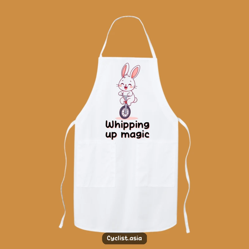 Funny Bunny Circus Apron: Cheerful Bunny Chef Gear, a Hilarious Funny Gift