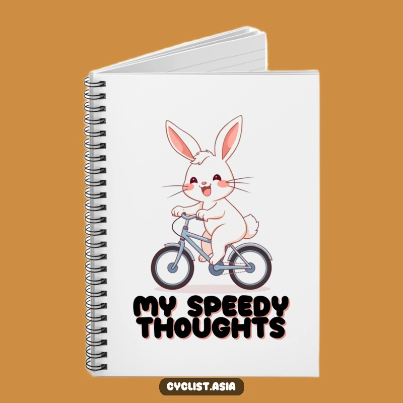 Funny Bunny Bicycle Notebook: Plan Your Energetic Adventures