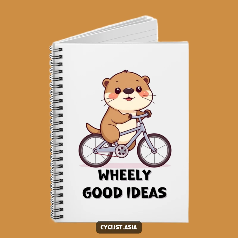 Funny Otter Cycling Notebook: Jot Your Thoughts with Humorous Flair